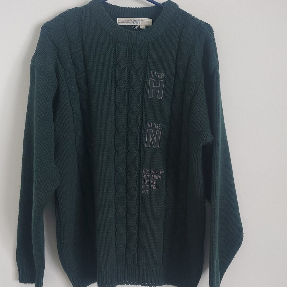 Private Member Cable Knit Sweater